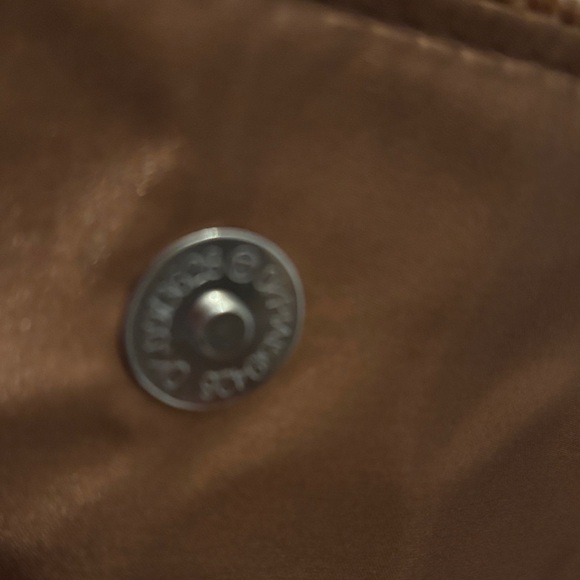 NWT Chanel Brown Suede Crossbody Bag with White CC Logo gift with purchase - Picture 7 of 9